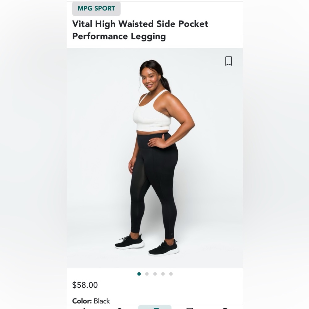 Vital High Waisted Side Pocket Performance Legging